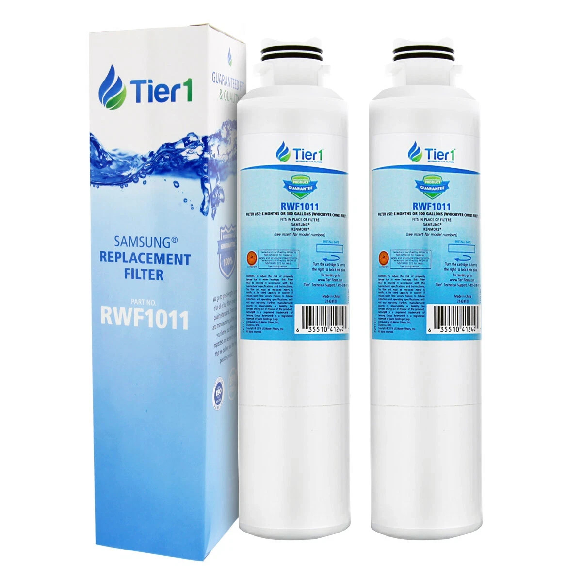 Fits Samsung DA29-00020B HAFCIN/EXP Comparable Tier1 Fridge Water Filter 2PK