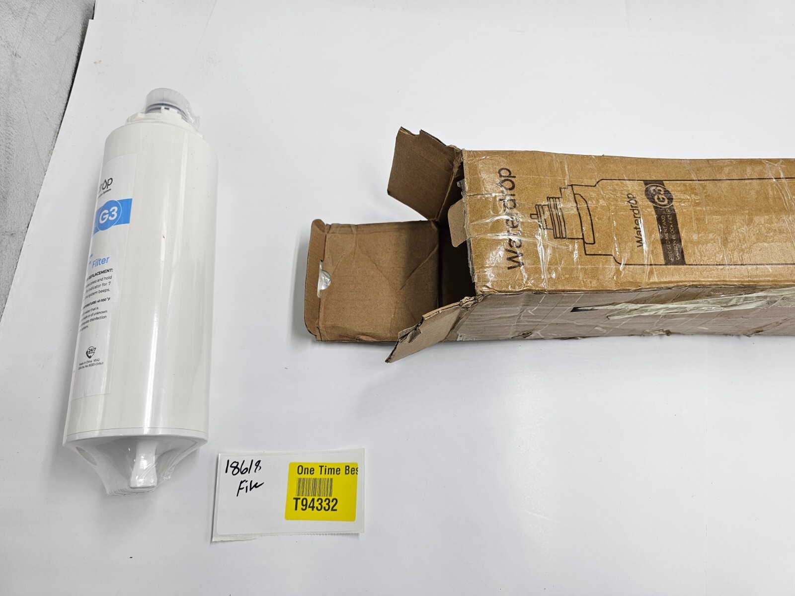 Waterdrop Pre-Sediment & Carbon Block Water Filter B-WD-G3-N1CF CF Filter White