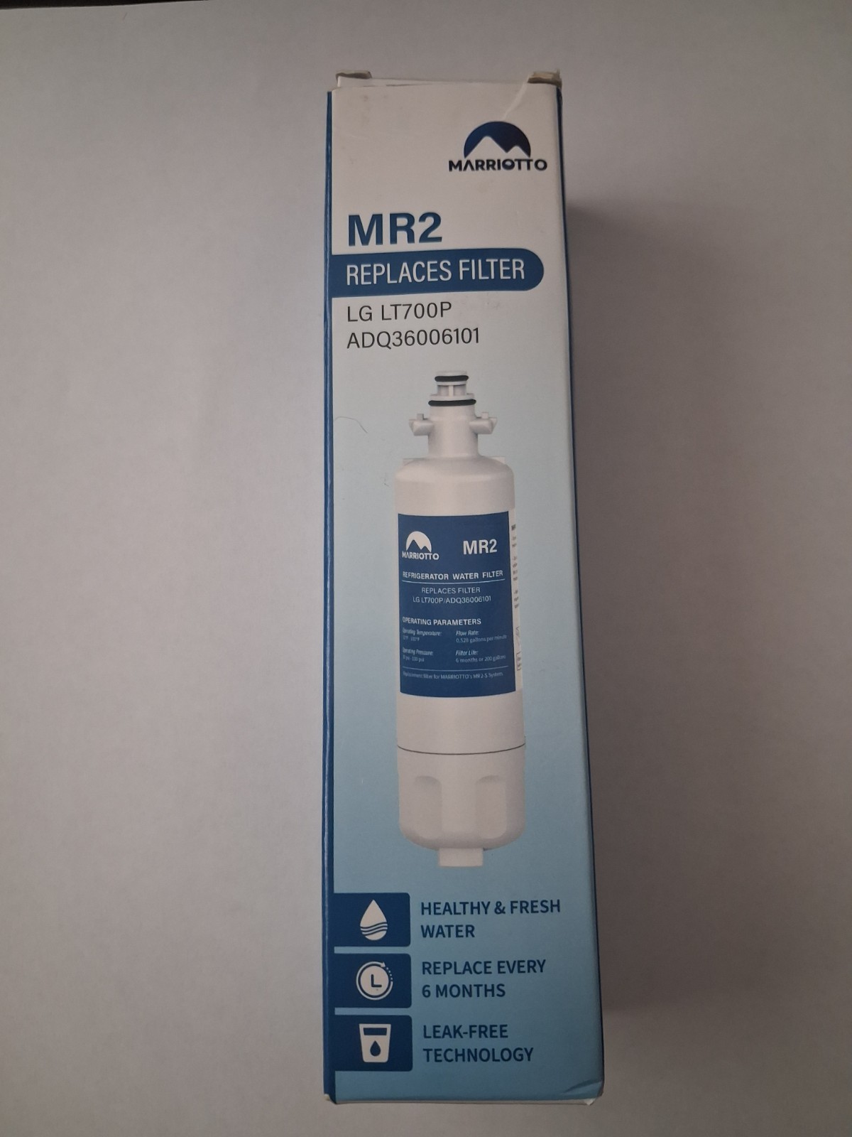 Mariotto MR2 Refrigerator Water Filter LG LT700P ADQ36006101