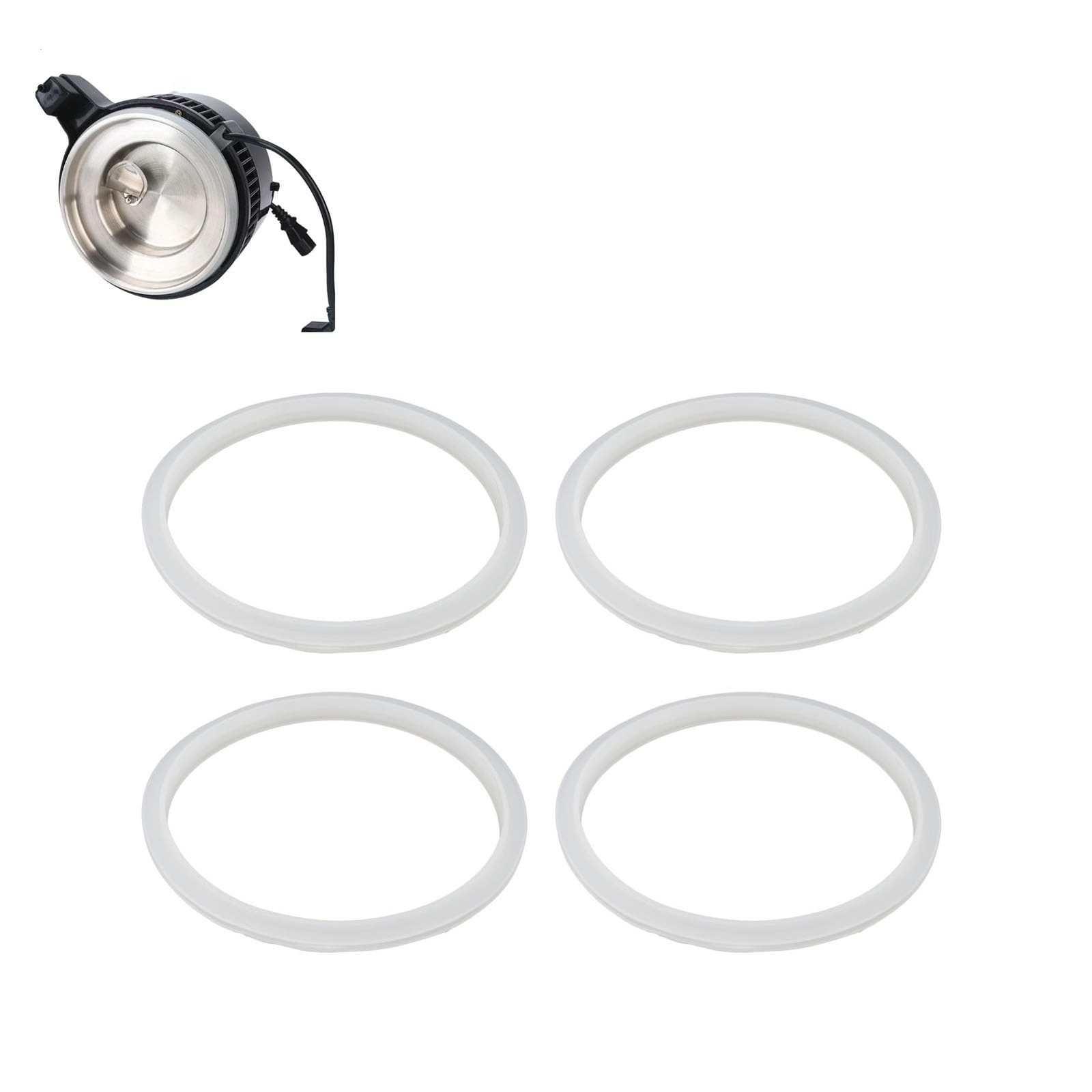 4 PCS Water Distiller Sealing Silicone Gaskets Spare Parts 4L
