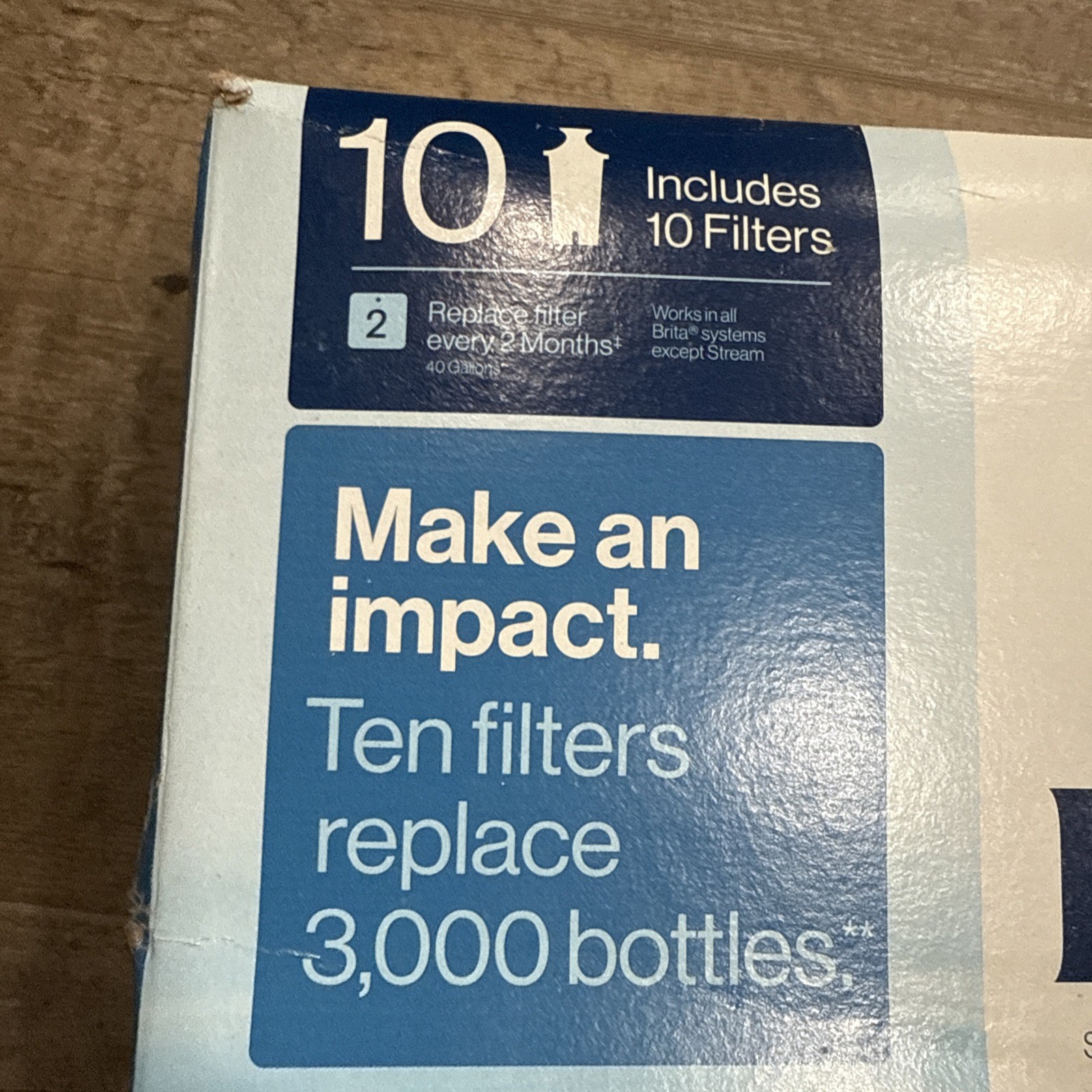 New Brita Replacement Water Filters, 10-pack
