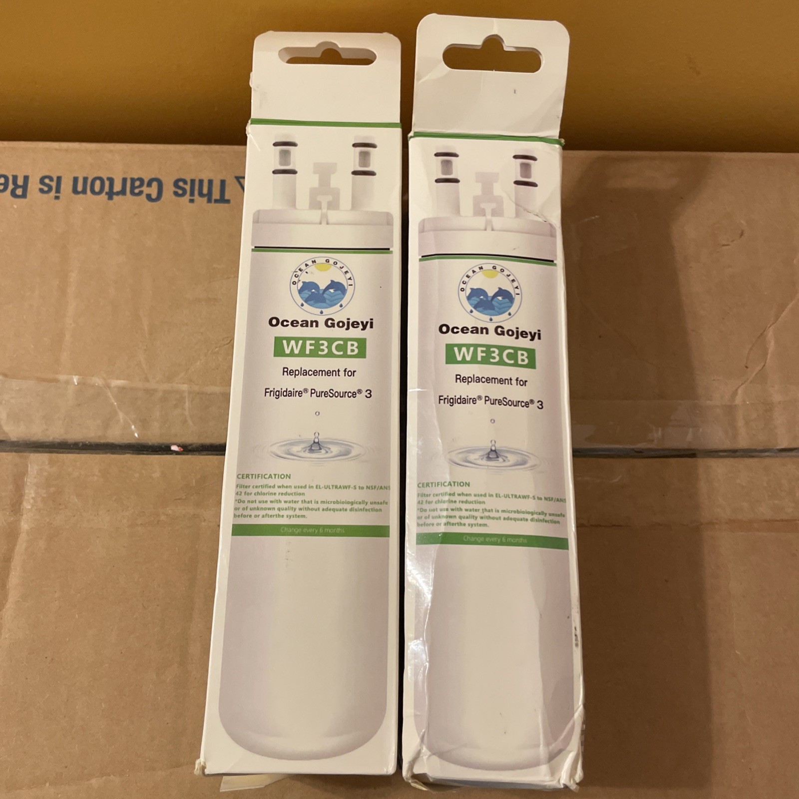 2pack WF3CB Refrigerator PureSource3 Water Filter Replacement For Frigidaire
