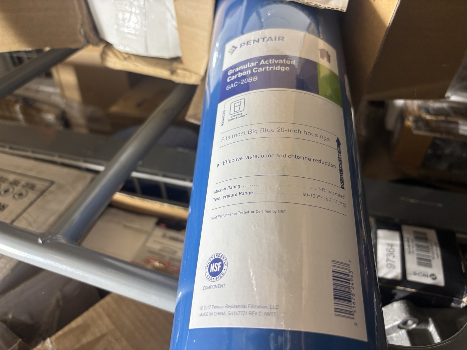 Pentair Pentek GAC-20BB Big Blue Carbon Water Filter 20″ Replacement 4 Pack