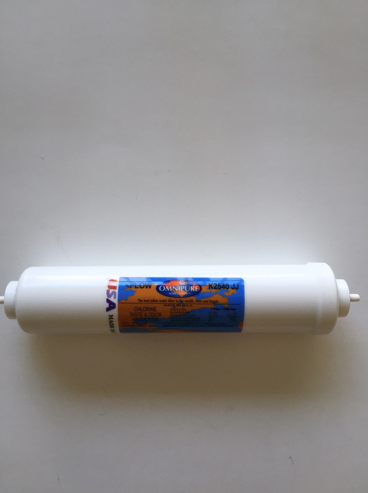 OMNIPURE K2540 JJ RO IN-LINE CARBON FILTER 10 X 2 1/4″ QUICK CONNECT 9 PACK