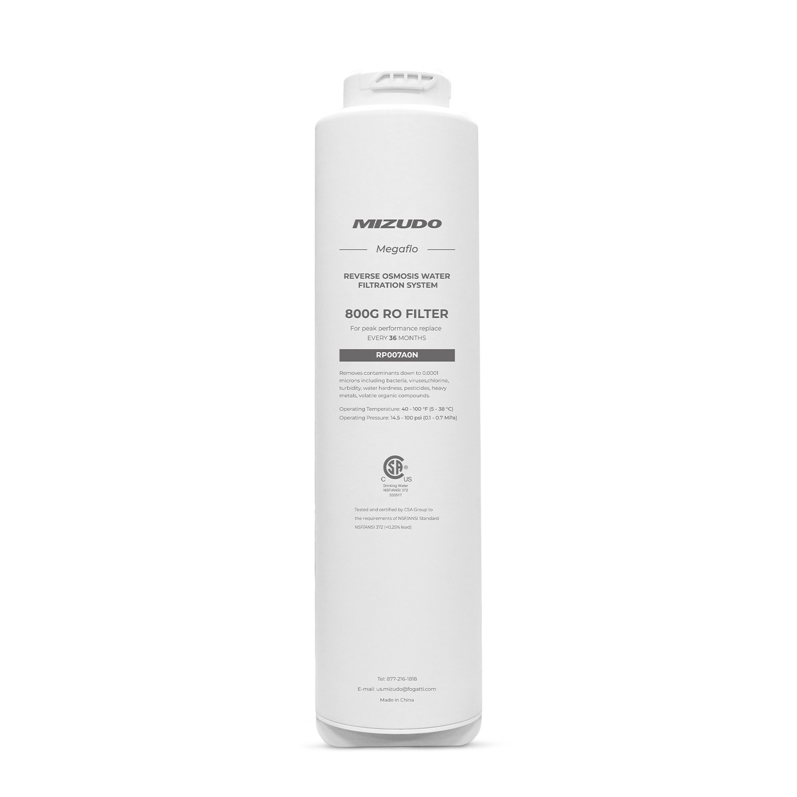Used- 800GPD Reverse Osmosis System Instant Hot Water Dispenser 10-Stages 2-in-1