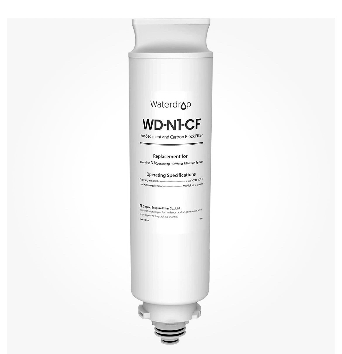 Waterdrop WD-N1-W Reverse Osmosis Water Filtration System replacement, WD-N1-CF