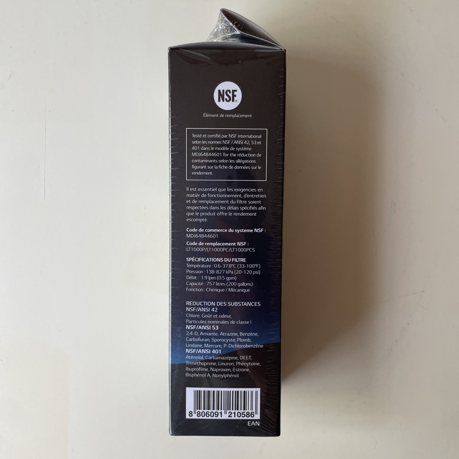 LG LT1000P 6Month / 200Gal Capacity Replacement Refrigerator Water Filter…