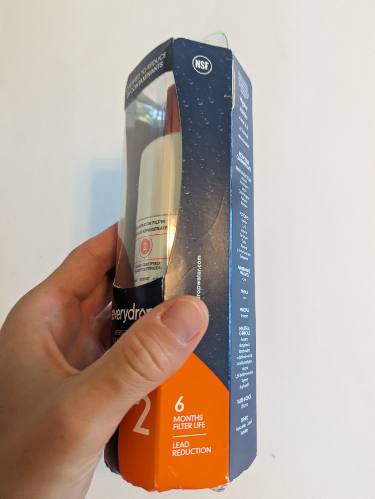 EveryDrop #2 Ice & Water Refrigerator Filter ΕDR2RXD1 Orange