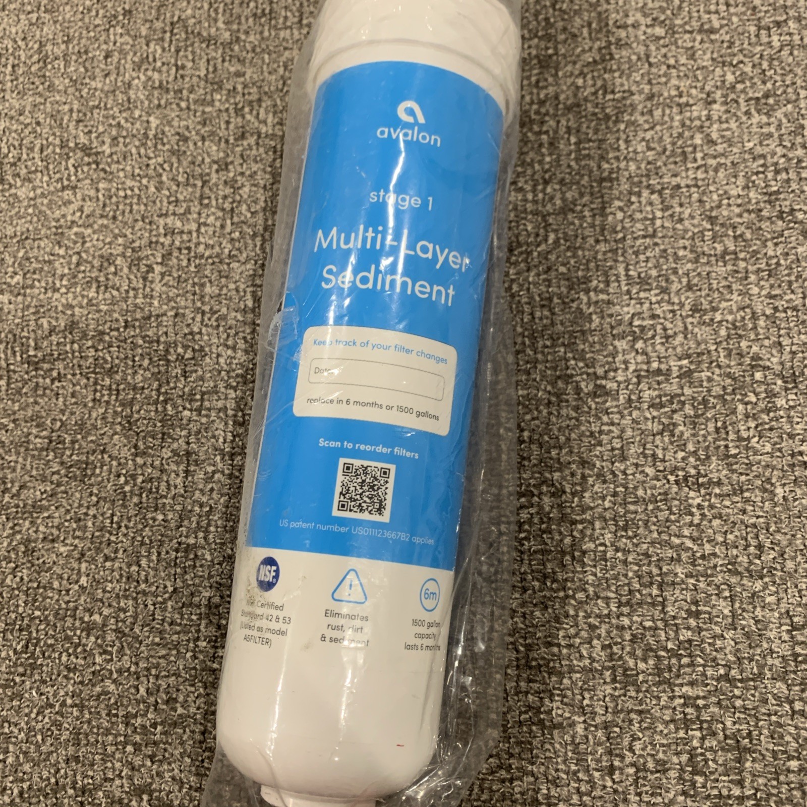 Avalon Stage 1 Multi-Layer Sediment Water Filter Cartridge A5FILTER NSF 42 53