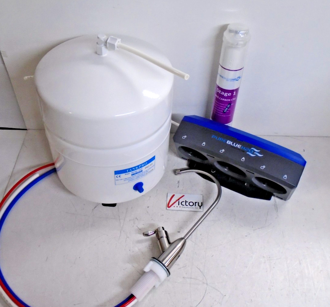 PureBlue H2O Reverse Osmosis Filtration System | PB-TLRO3H80T w/Stage 1 Filter