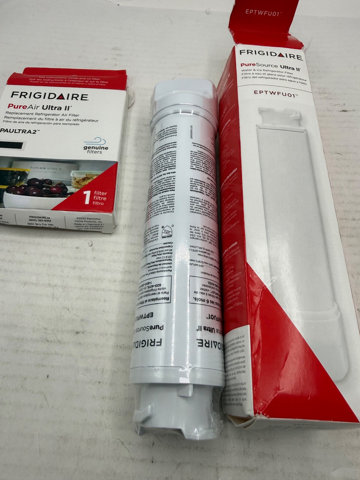 Frigidaire PureSource Ultra EPTWFU01 & PureAir Ultra II (PAULTRA2) Water &