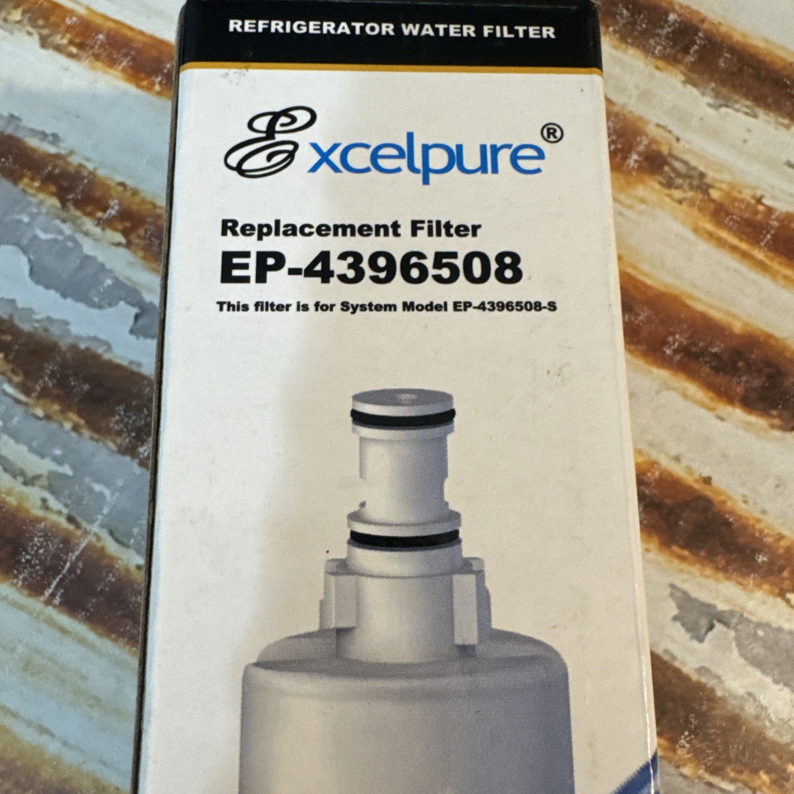 Excelpure Refrigerator Water Filter EP-4396508 Replace Every 6 Months NEW BuyNow
