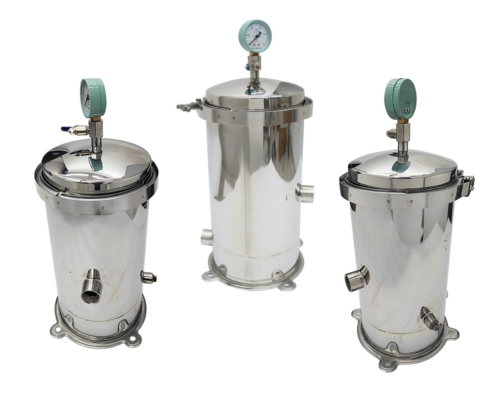 10» PP Cotton Water Filter Stainless Steel DN25 1» Inlet 3-4ton/h Flow Clamp