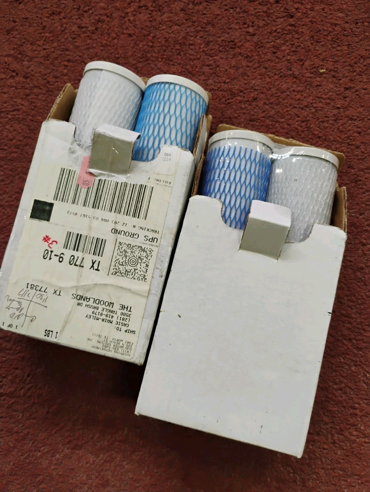 Aquasana AQ-4025 Dual Filter Replacement Cartridges Lot of 2 Packs 4 Filters NOS