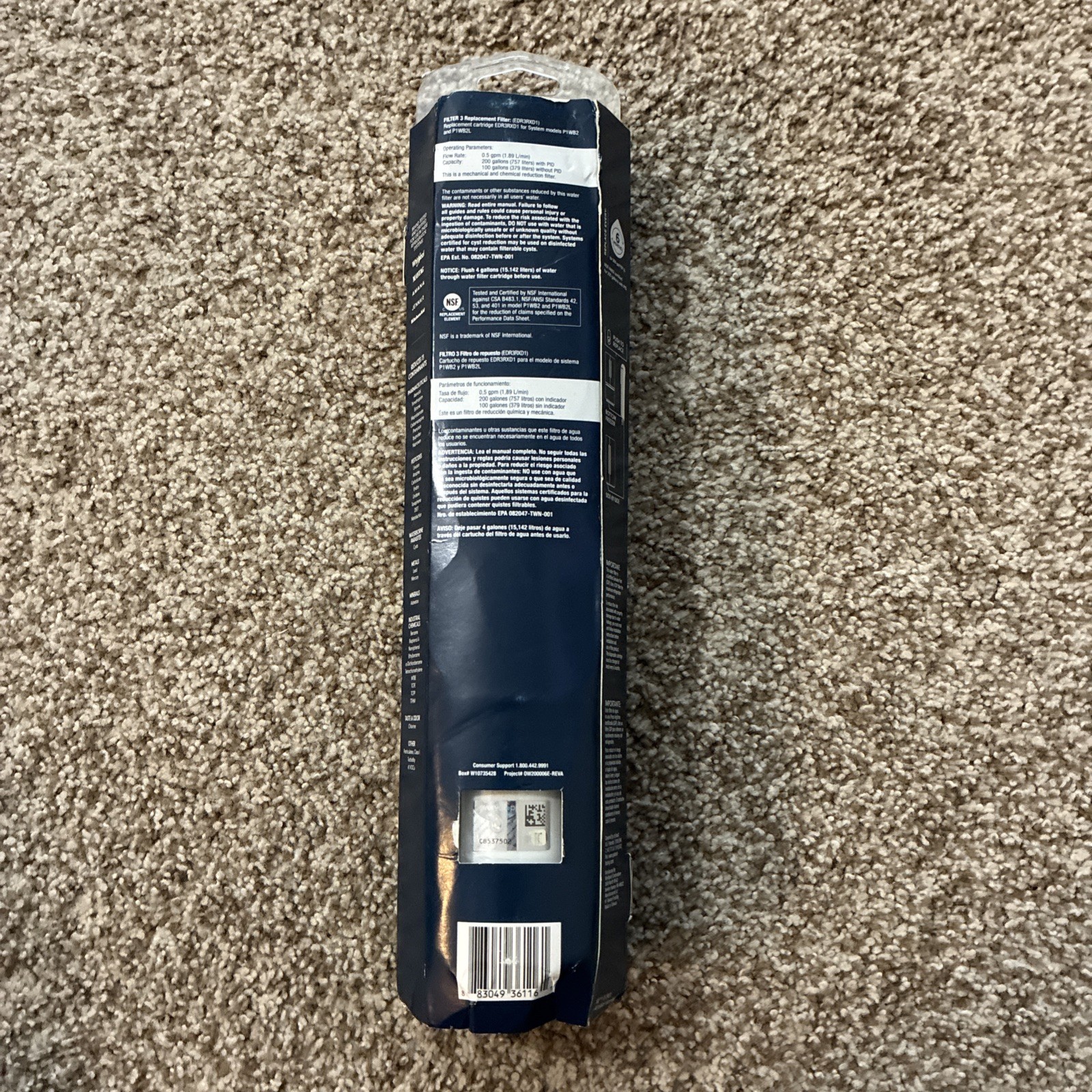 Εverydrop Refrigerator Ice & Water Filter #3 New ΕDR3RXD1