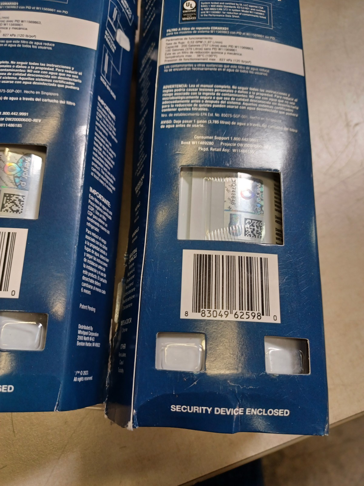 EveryDrop Refrigerator Ice And Water Filter A, EDRARXD1, 2 Pack
