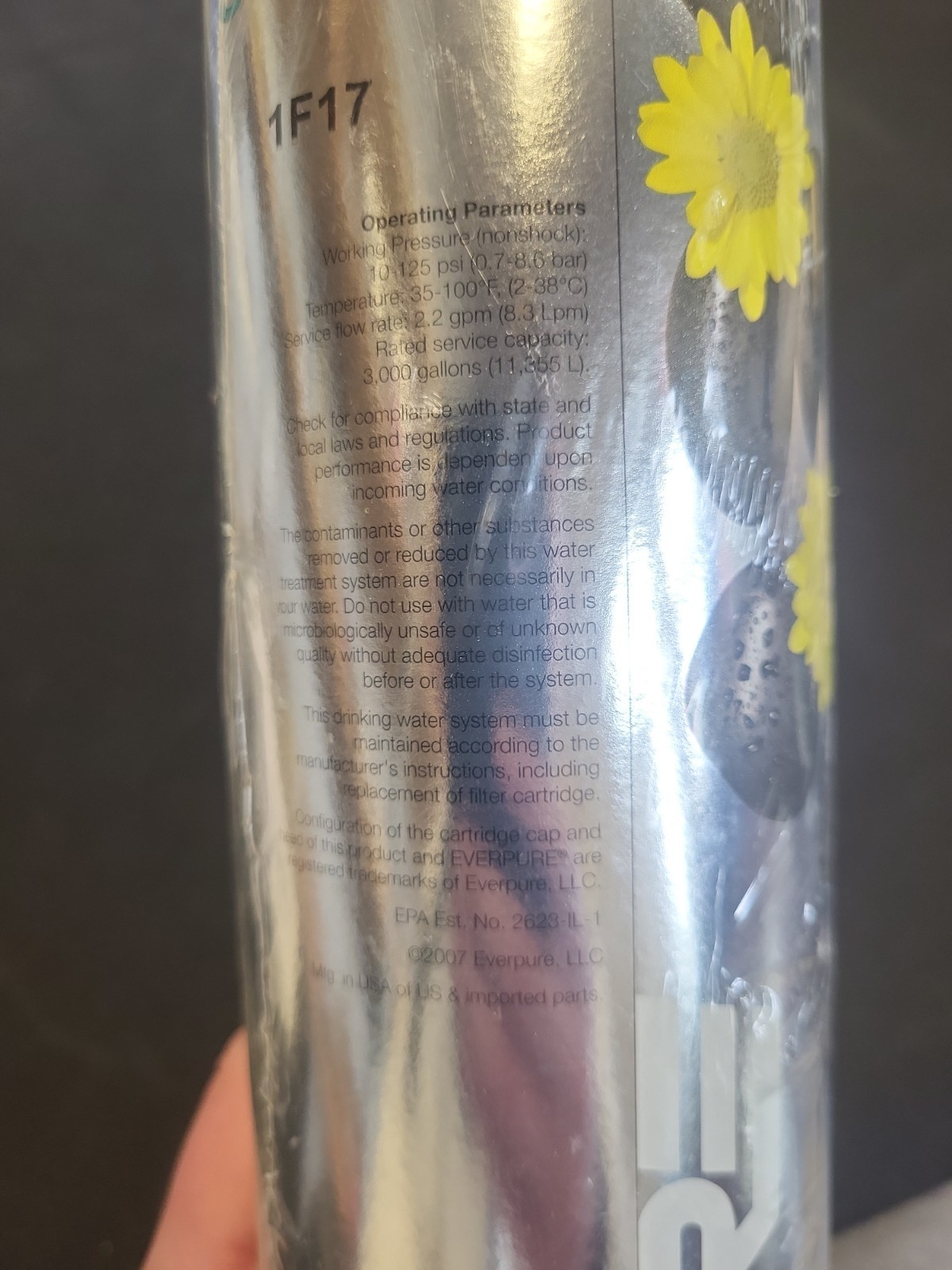 Everpure Water Filter Cartridge Replacement EV-927091