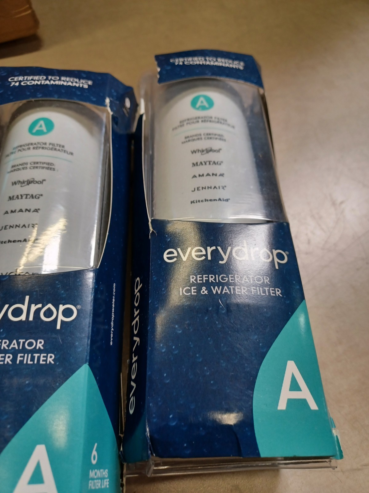 EveryDrop Refrigerator Ice And Water Filter A, EDRARXD1, 2 Pack