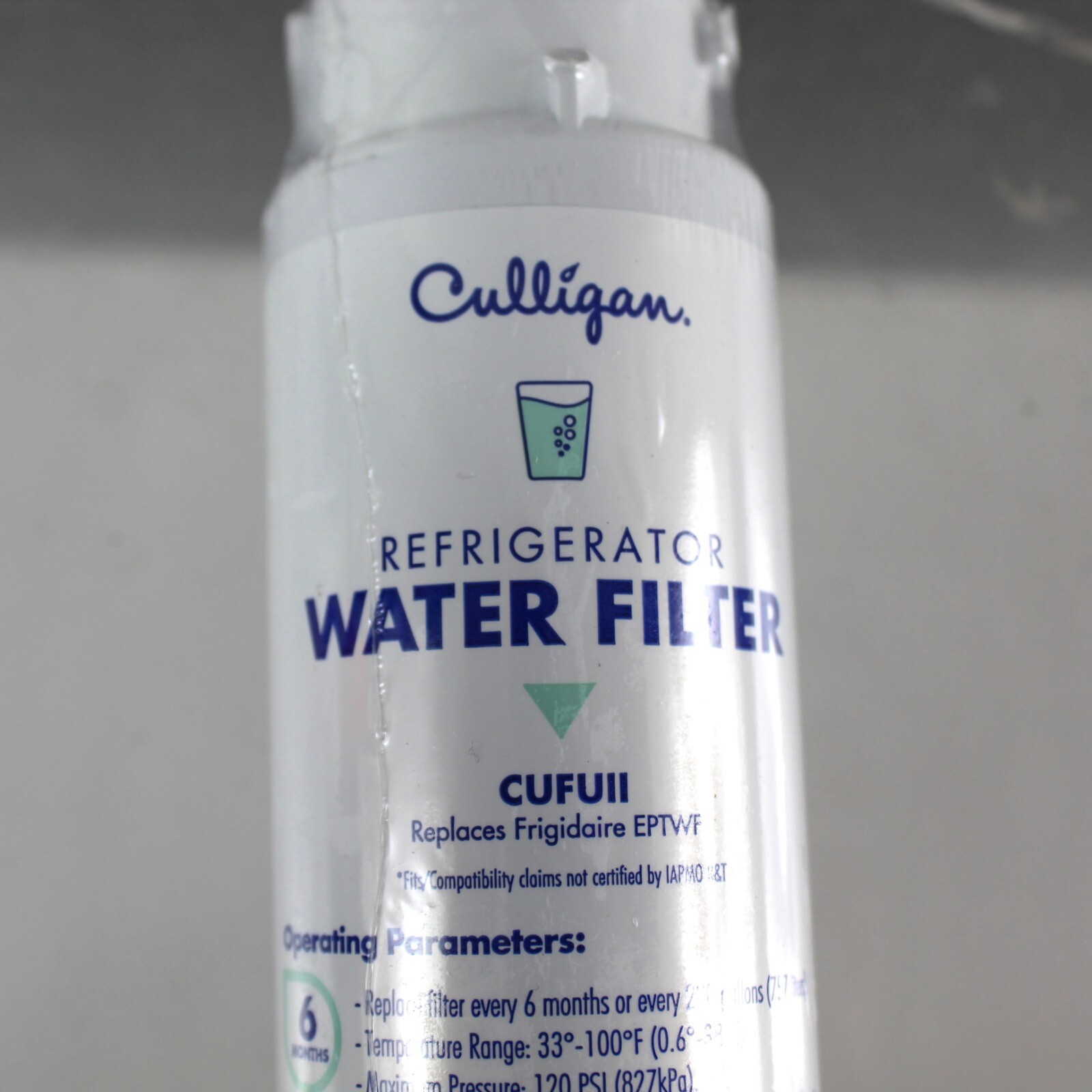 6 X New Sealed Culligan CUFUII Refrigerator Water Filter Replace 6 Months EPTWF
