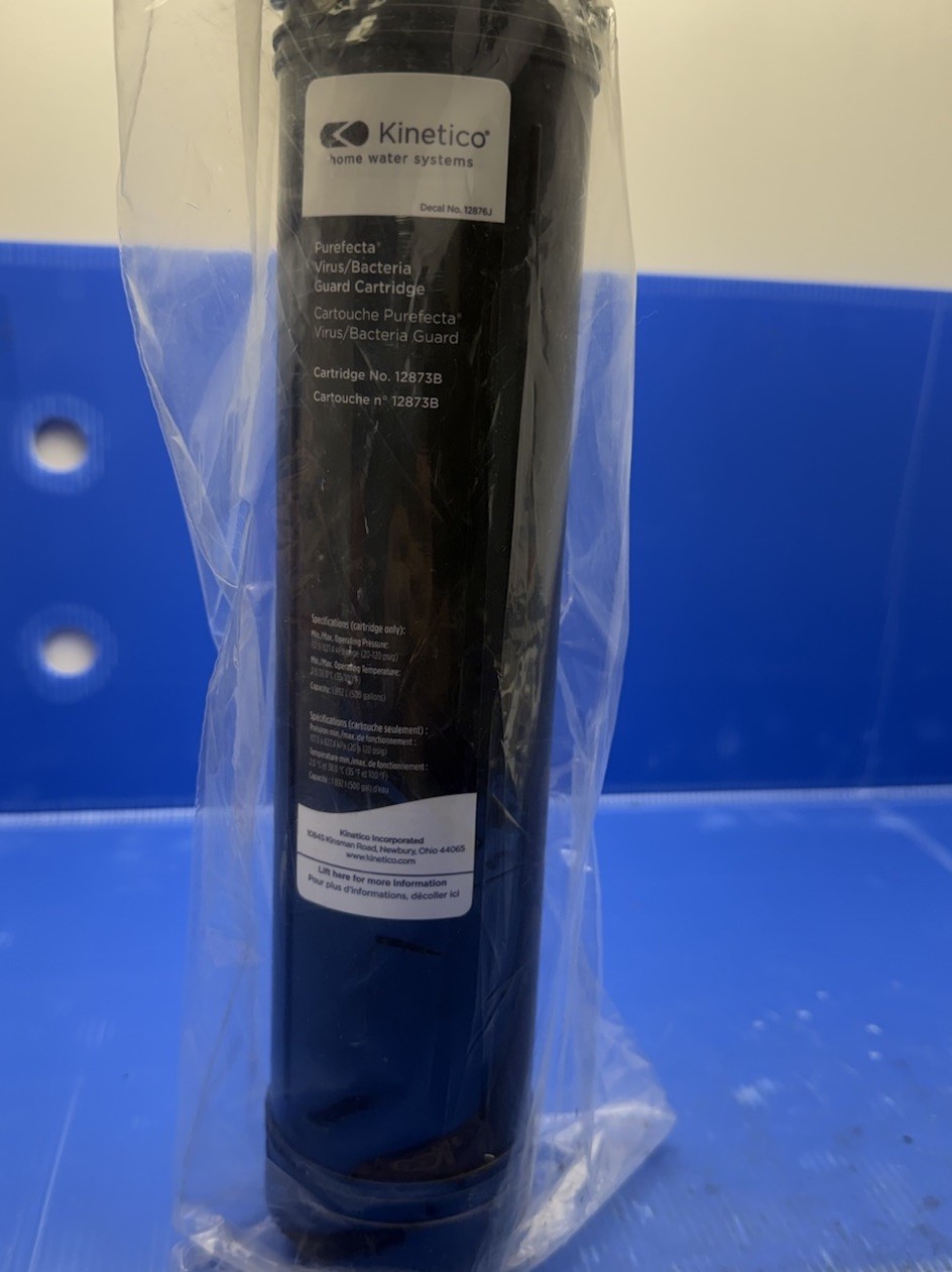 Kinetico 12873B 12876H Purefecta Virus Bacteria Guard Cartridge – OPENED