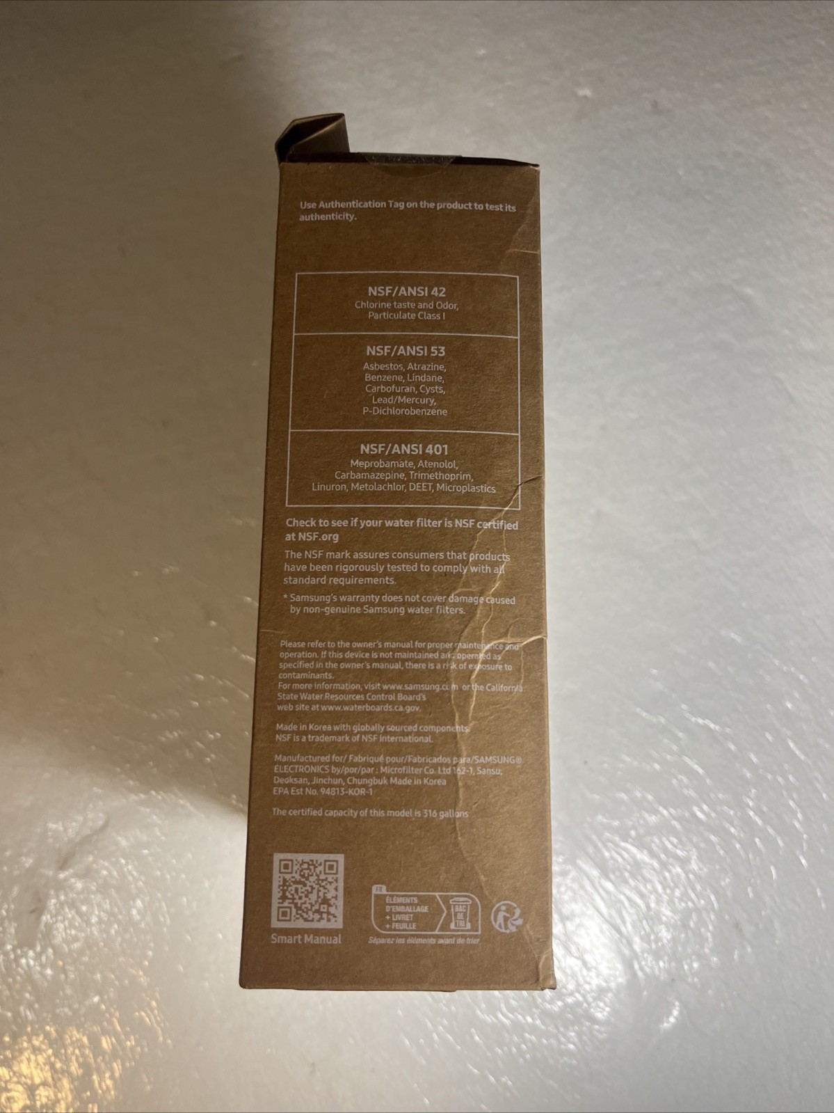 3PACK Genuine Samsung DA97-17376B HAF-QIN/EXP REFRIGERATOR Water Filter US Stock