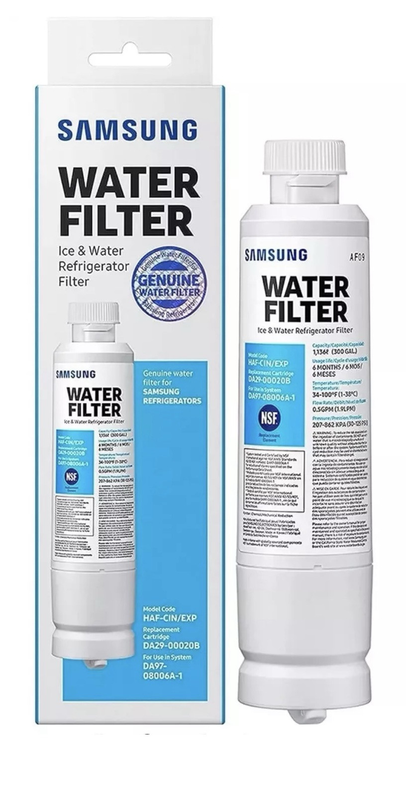 Samsung Water Filter DA29-00020B
