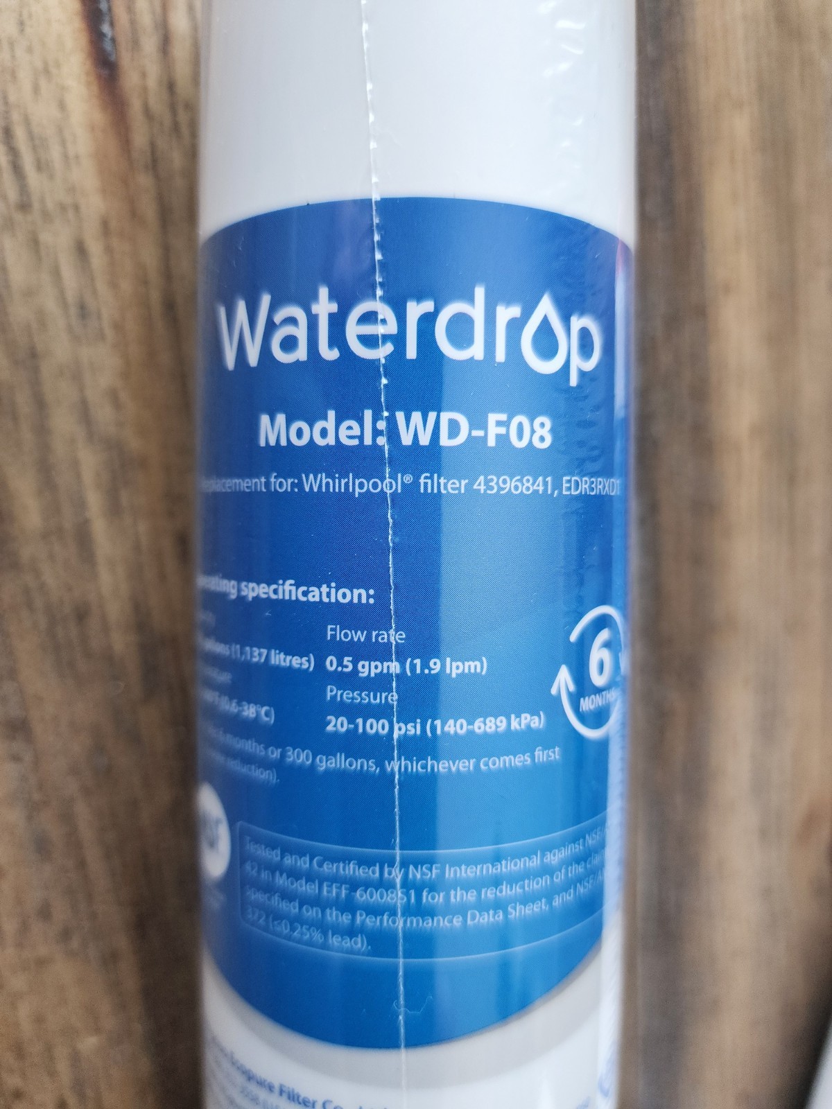 Waterdrop Refrigerator Filter, Replacement for Kenmore® 46-9083, 46-9030, 2 Pack