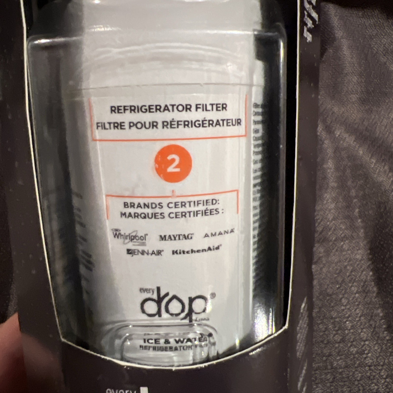 EveryDrop #2 Refrigerator Ice Water Filter New Box Package