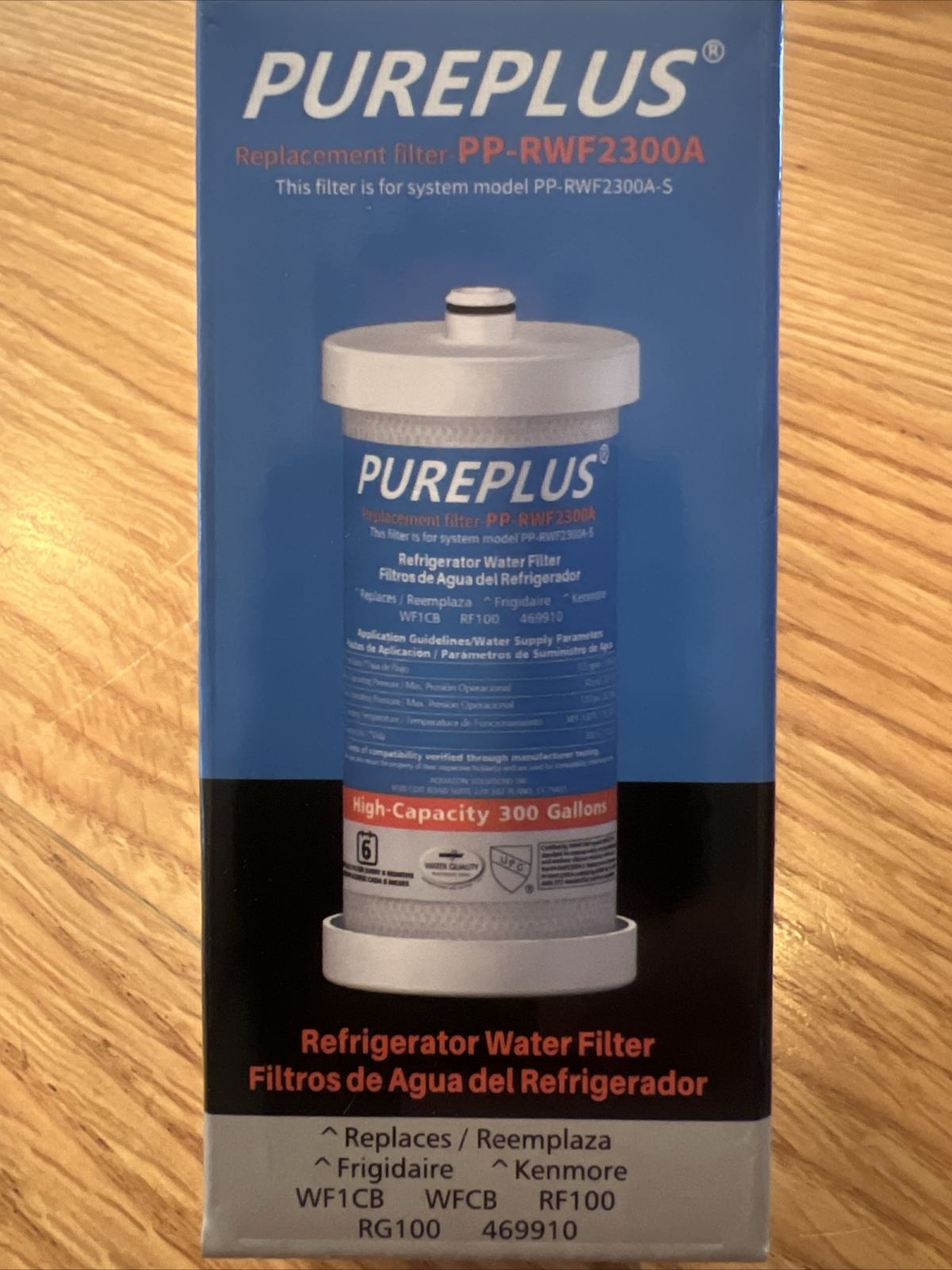 2 pk PurePlus Replacement Water Filter PP-RWF2300A / For Frigidaire / Kenmore