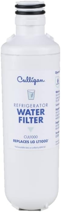 Culligan CUL1000 Refrigerator Water Filter Compatible with LG Models 50 Impur…