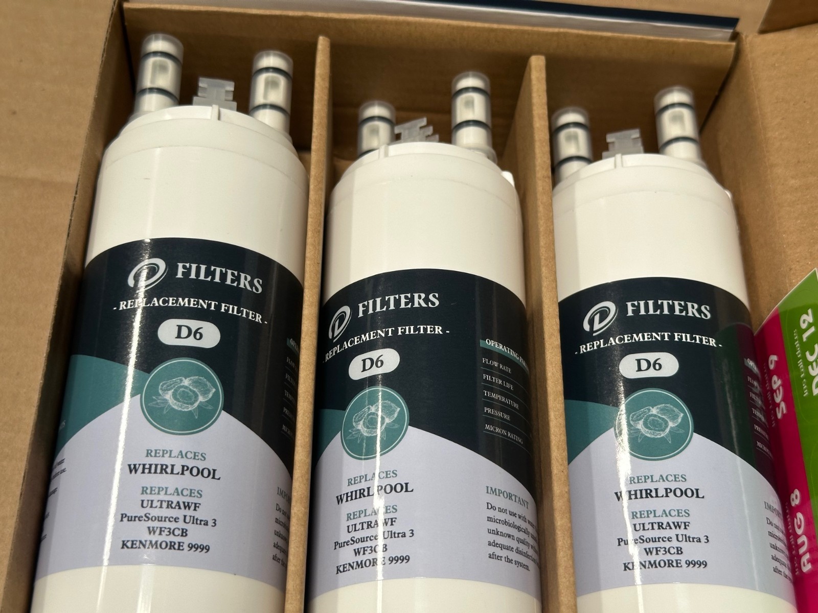 3 Pack Brand NEW ULTRAWF Frigidaire Ultra Refrigerator Water Filter Sealed box