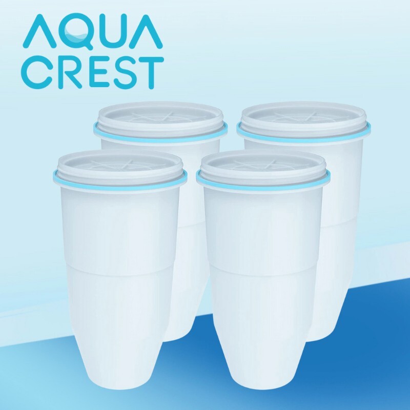 AQUA CREST Water Filter, Replacement for Zerowater® Water Filter ZR-017® (4)