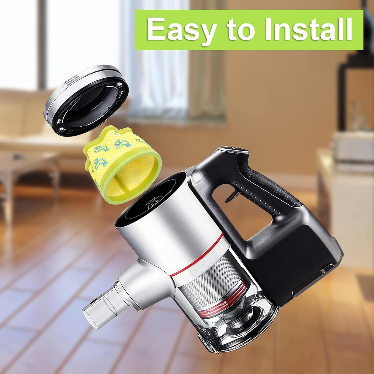 4 Pack Replacement Pre filters Compatible with LG CordZero A9 Series Cordless