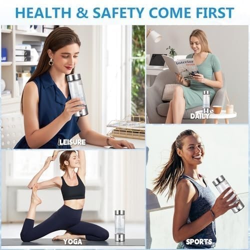 2026 Upgraded Hydrogen Water Bottle, 2400 Hydrogen Water Bottle Generator, Hydro