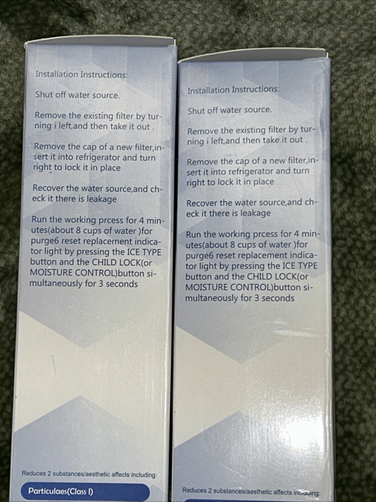 Lot of 2 – Waten H20 Replacement Filters 3 #4396841/43968710 NIB