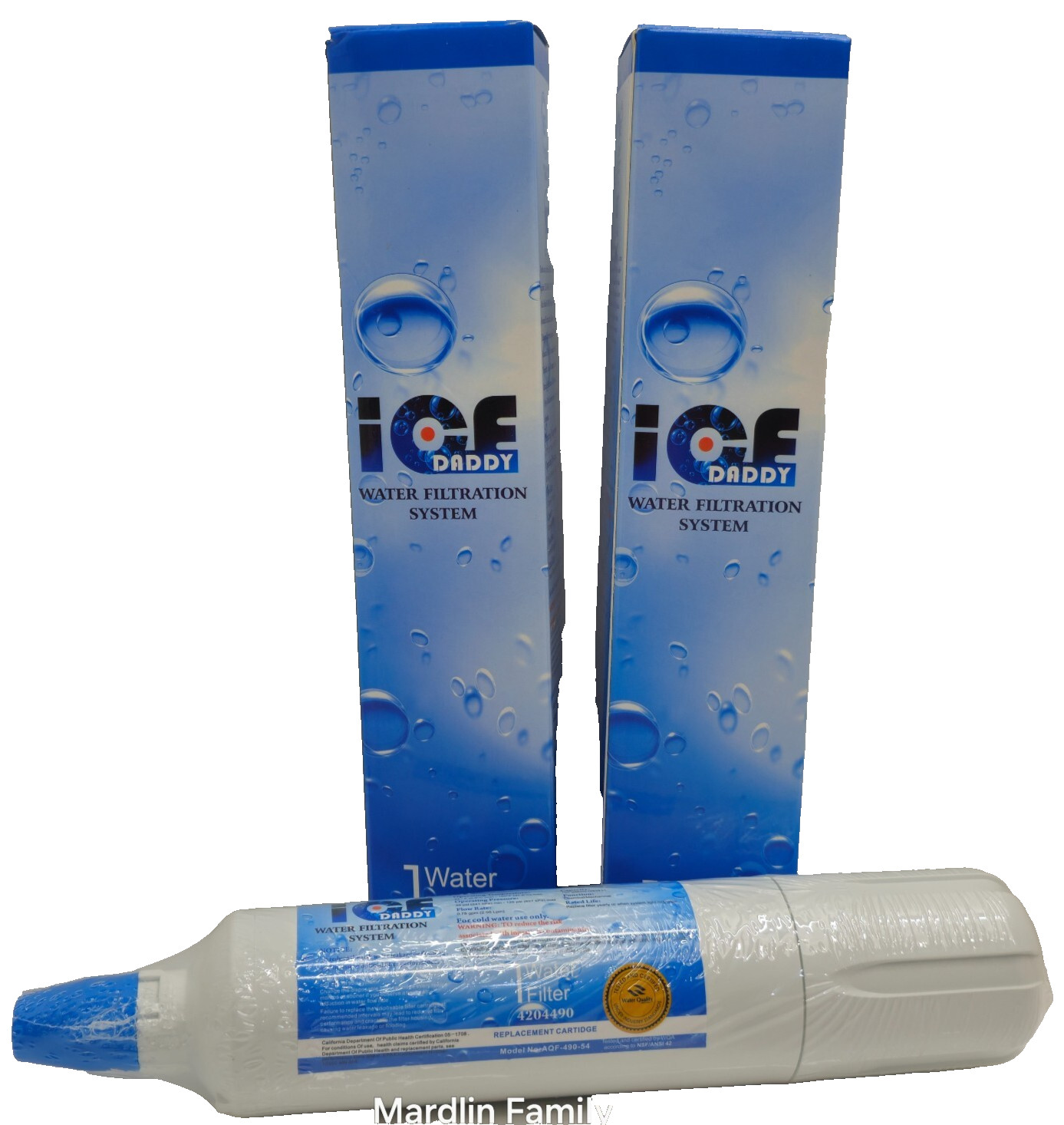 Lot of 2 Icedaddy Replacement Water Filters for Sub-Zero 4204490 Insinkerator
