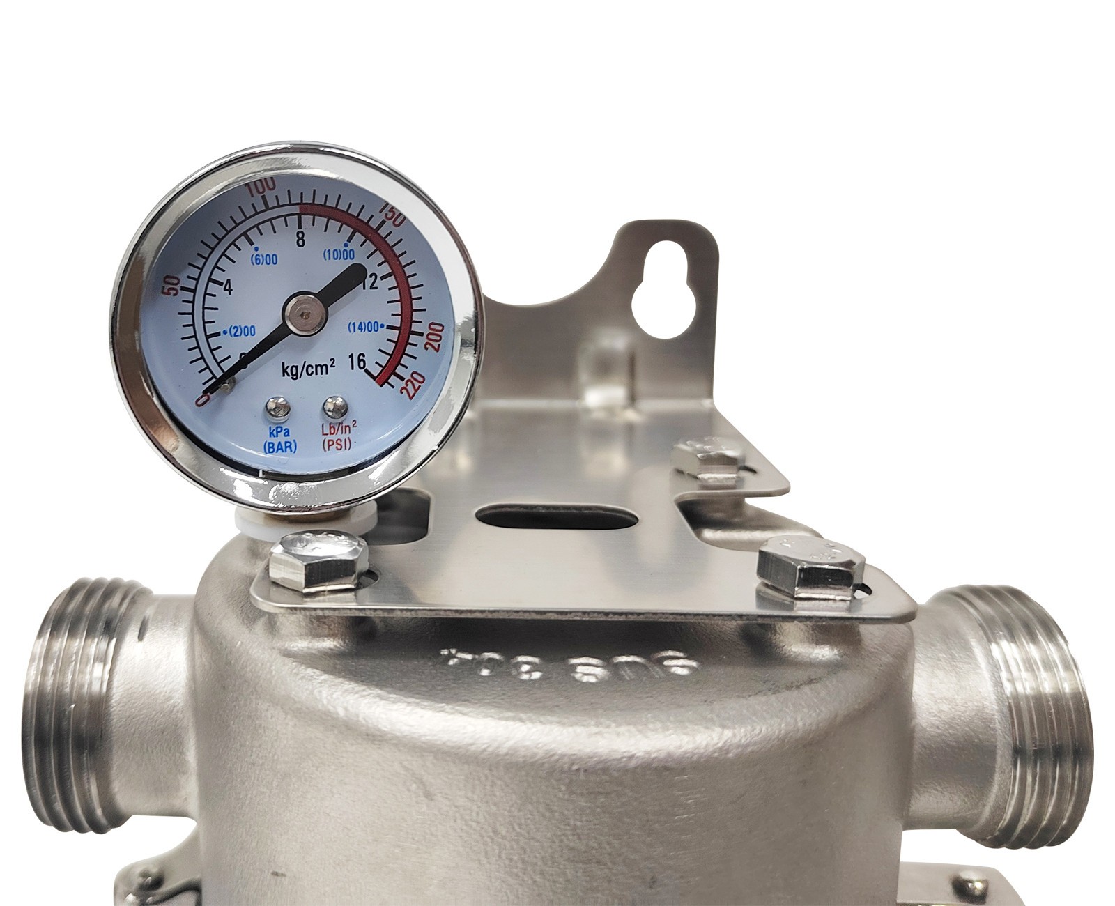 10″L Corrosion-resistant 304 Stainless Steel Filter 1″NPT Inlet/outlet Diameter