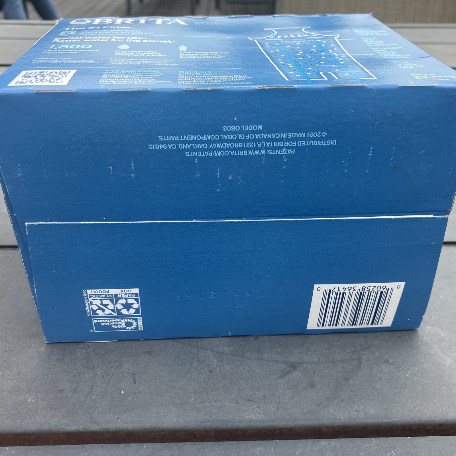 SEALED BOX!! Lot of 6!! Standard Brita Water Pitcher Replacement Filters 36417