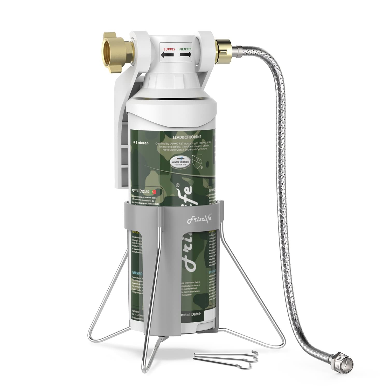 NSF Certified RV Inline Water Filter – Reduces Chlorine, Lead & Odors