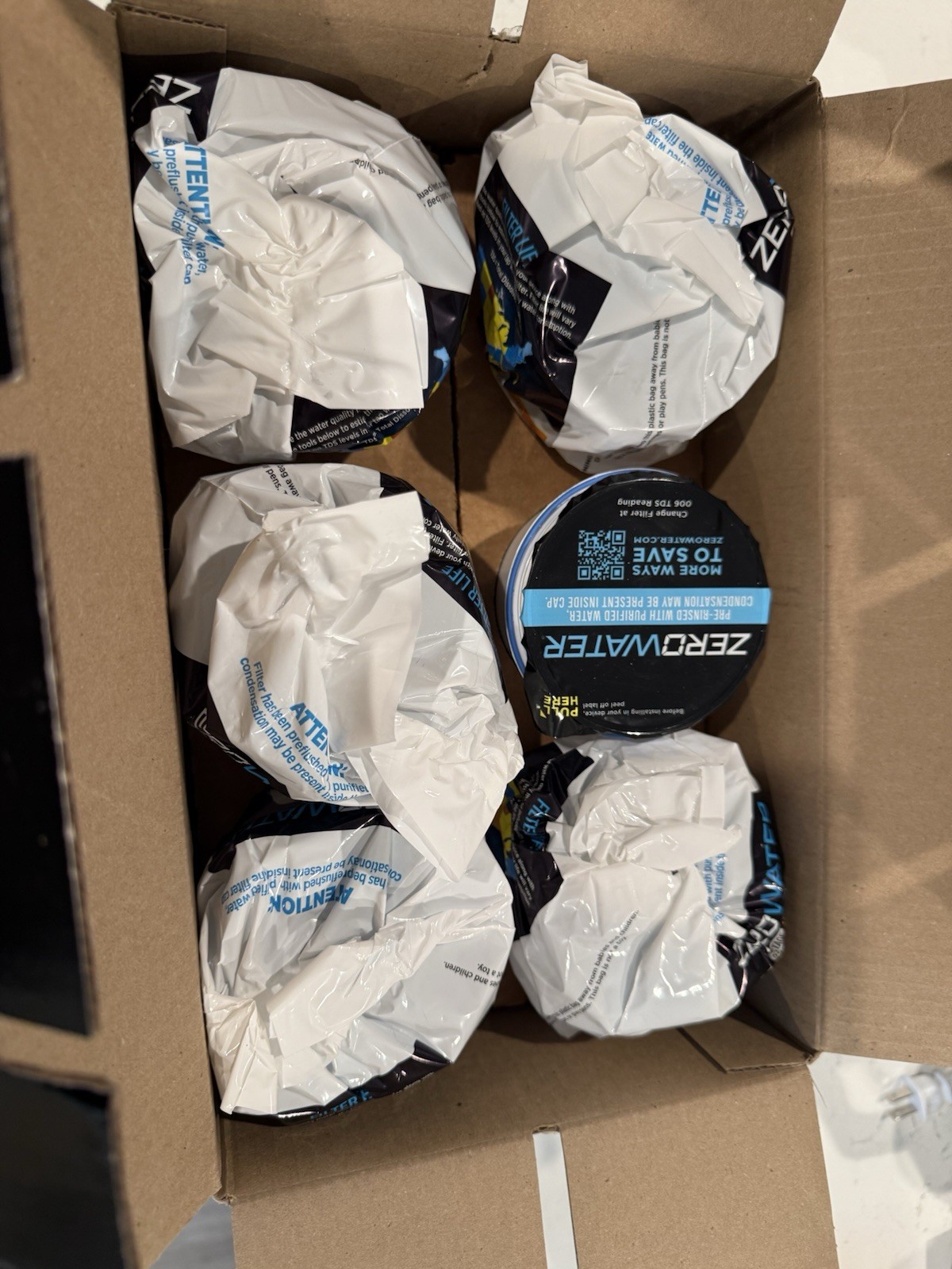 6 Pack Culligan Zero Water Filter 5 Stage Advanced Filtration ZR-006 Replacement