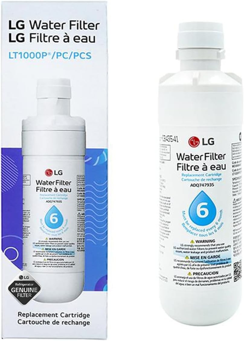 LT1000P – 6 / 200 Gallon Capacity Replacement Refrigerator Water Filter , , …