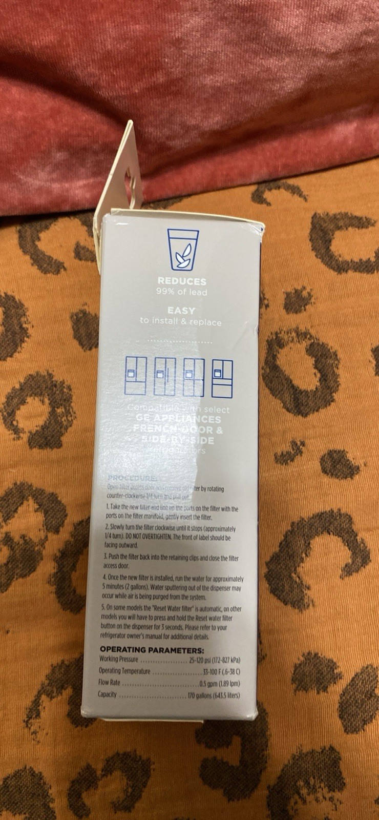 GE XWFE Refrigerator Water Filter – White
