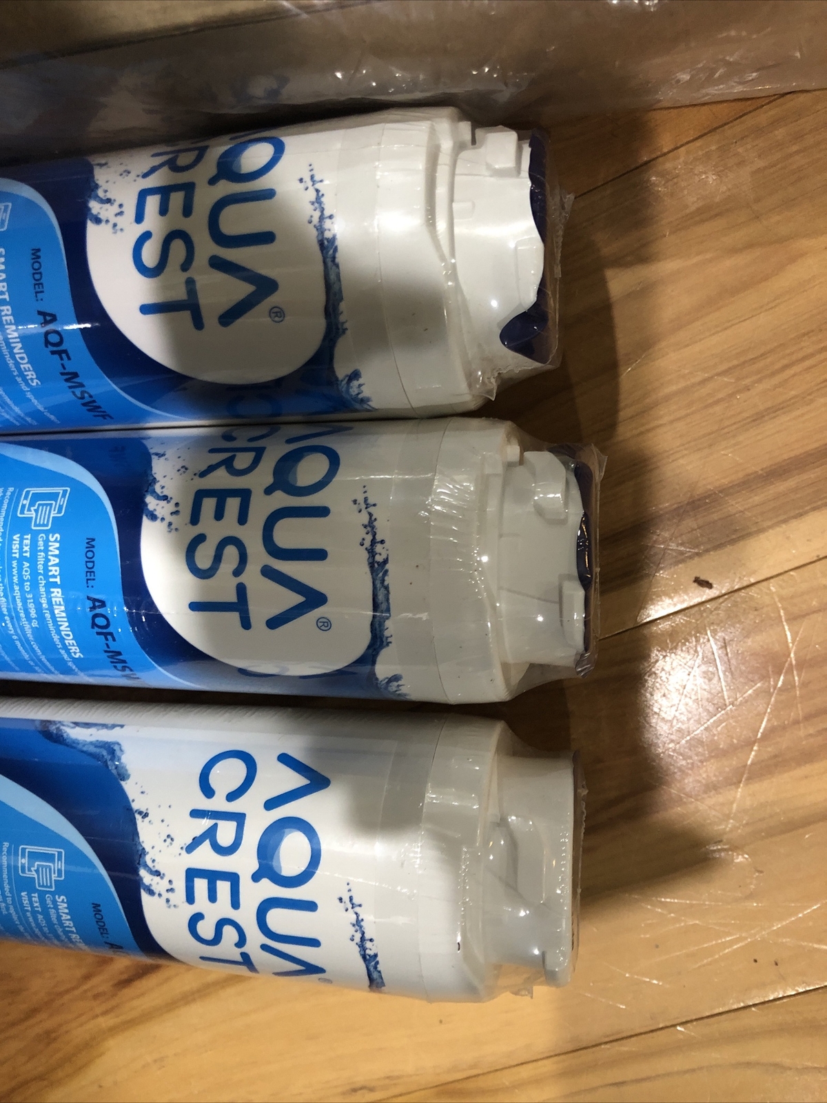 AQUA CREST PREMIUM MSWF Refrigerator Water Filter, Replacement for GE 3PACK