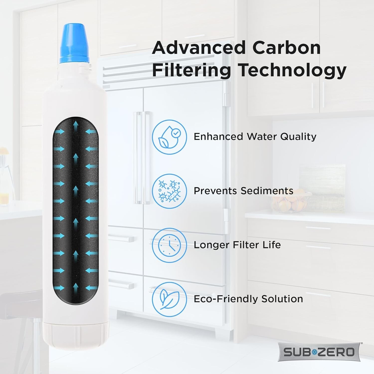 Sub-Zero 4204490 Refrigerator Water Filter 3 Pack