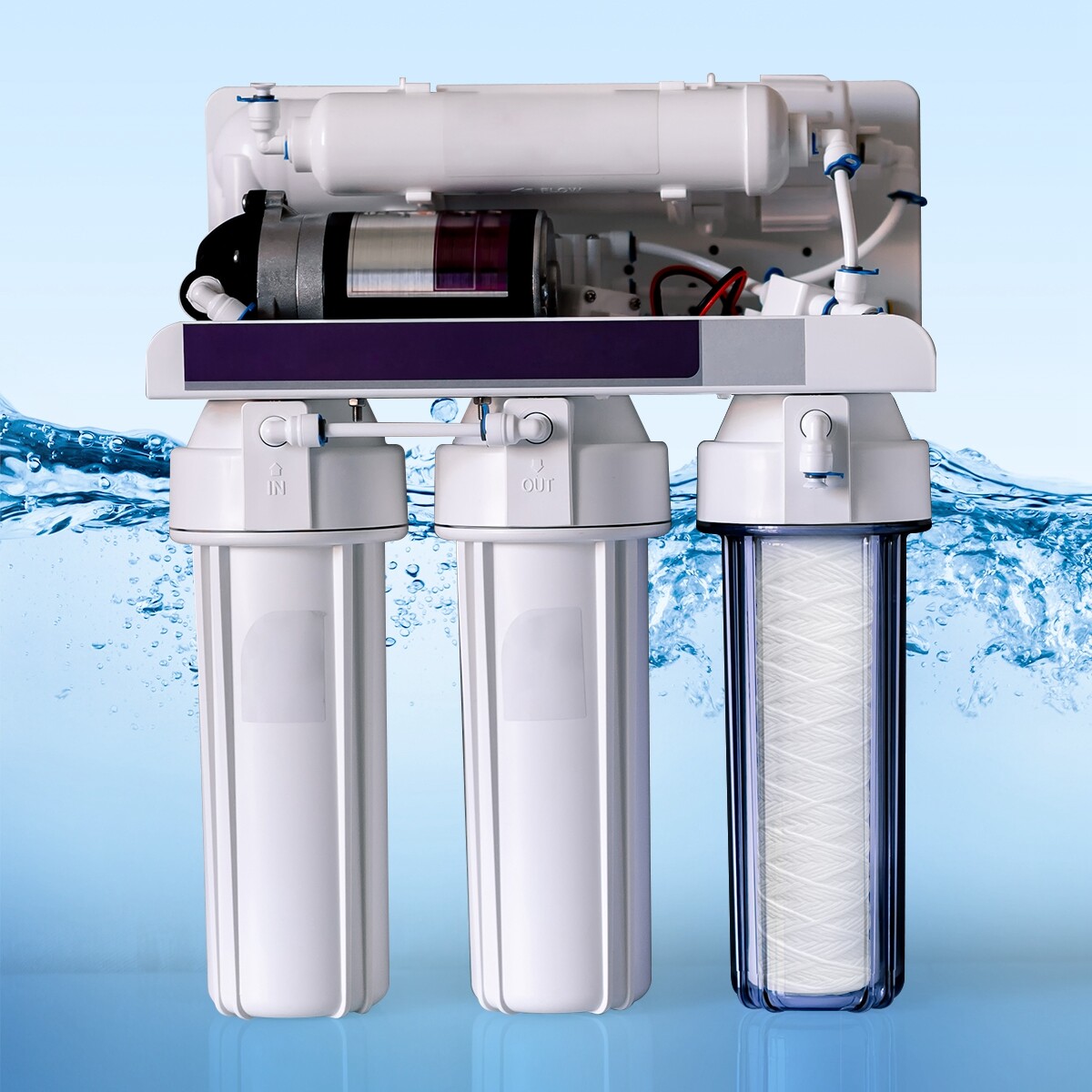 50 Micron 10″ x 2.5″ Whole House String Wound Sediment Water Filter Replacement