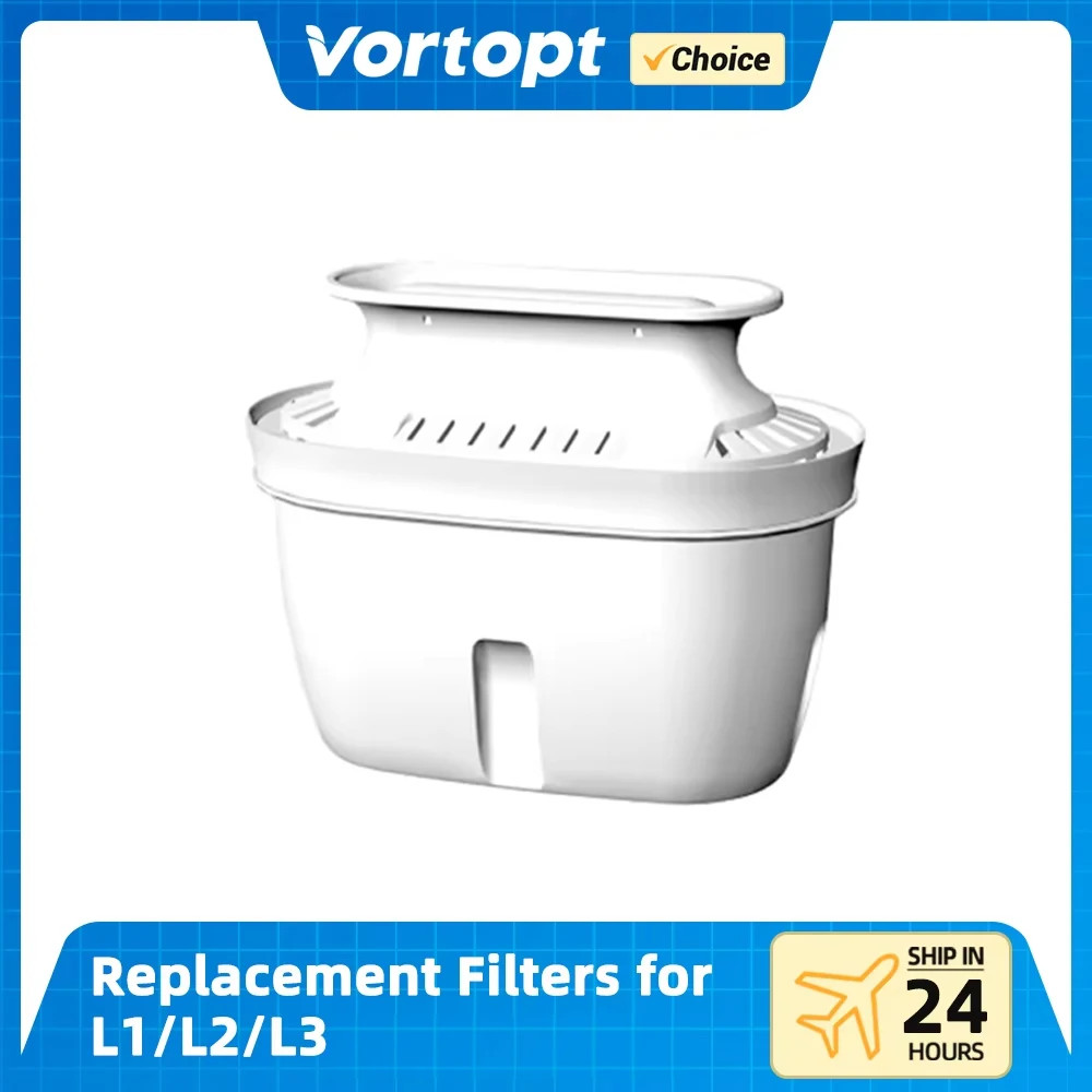 Vortopt Water Filtration System Pitcher Replacement Filters Last up to 3 Months