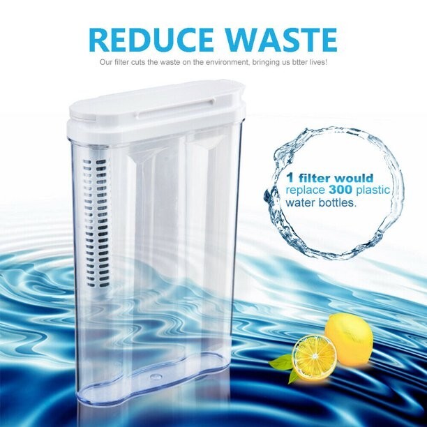 5-Cup Water Filtration Pitcher Household Water Filter Jug Purifier BPA-Free DP01