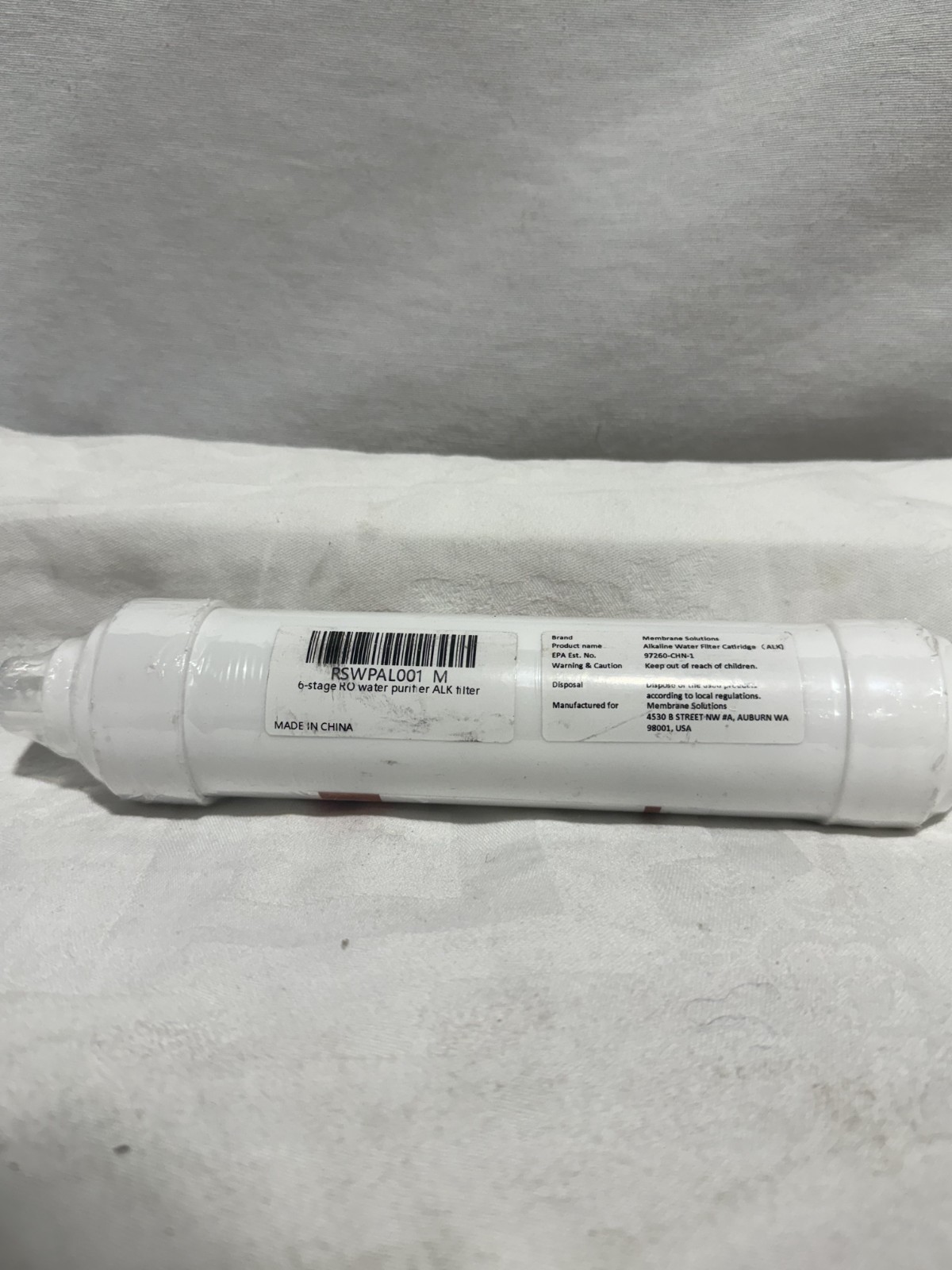 pH+ Inline Mineral Alkaline Ionizer Water Filter Under RO Cartridge ALK-F10-QC