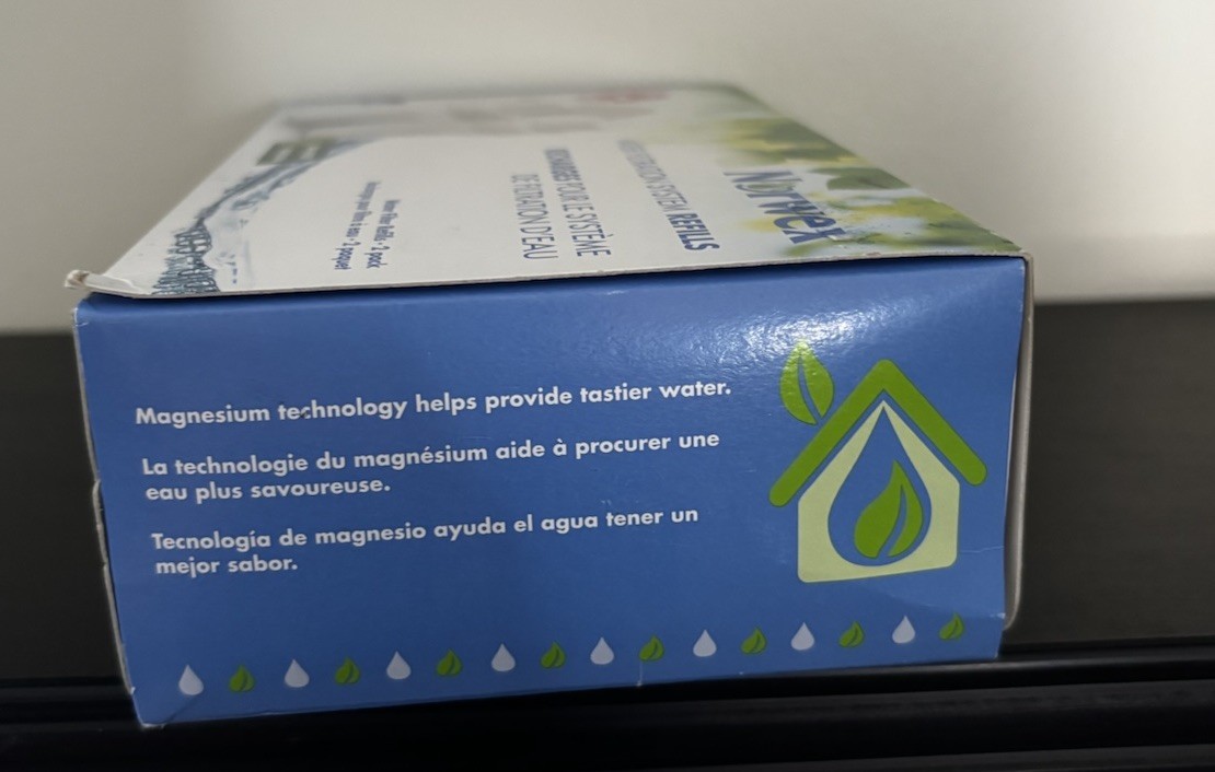 Norwex Water Filtration System Refills 2 Pack BPA-Free Magnesium Mineralized H2O
