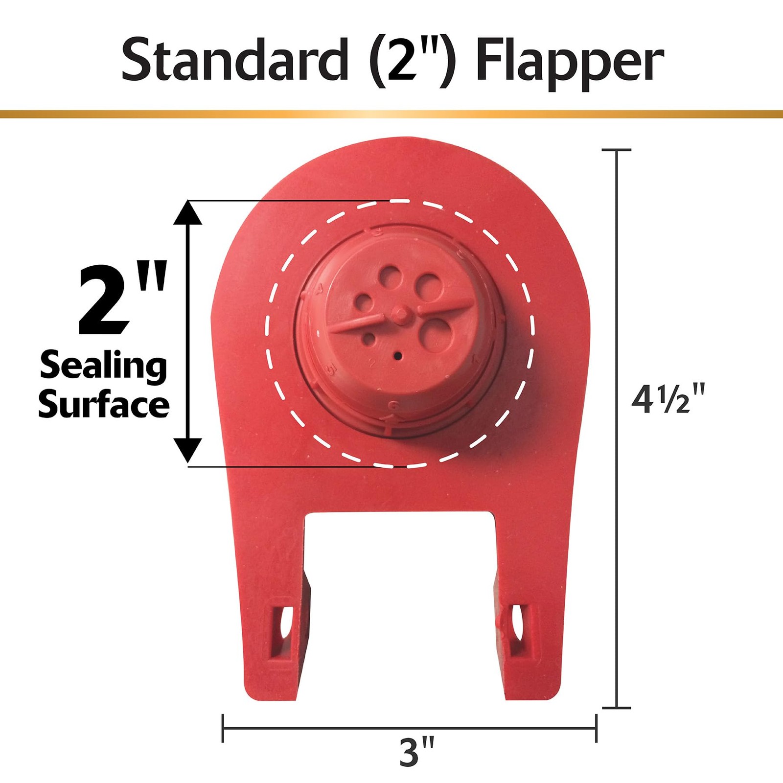 Black 2-inch Complete Toilet Repair Kit, 4010XP, 2X Long-Life, Fixes Leaks